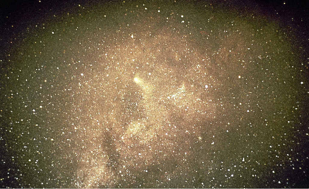 NOODLES: Mysterious lumps have been seen in the Milky Way. NOODLES: Mysterious lumps have been seen in the Milky Way.